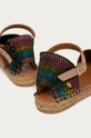 Încălțăminte Kurt Geiger London - Espadrile de piele Manty MANTY.RAINBOW.10 alb