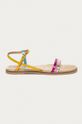 viacfarebná Kurt Geiger London - Kožené sandále Olympus Dámsky