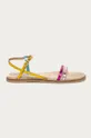 viacfarebná Kurt Geiger London - Kožené sandále Olympus Dámsky