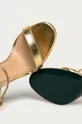 zlatá Patrizia Pepe - Kožené sandále