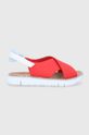 červená Kožené sandály Camper Dámský