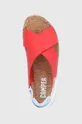 červená Kožené sandále Camper