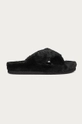 czarny Steve Madden – Kapcie Fuzed Slipper Damski