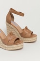 Obuwie Steve Madden Sandały skórzane SM11000977 brązowy