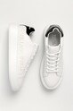 Karl Lagerfeld - Kožená obuv KL62210.011 biela