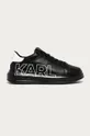 crna Karl Lagerfeld - Kožne cipele Ženski