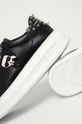 černá Kožené boty Karl Lagerfeld
