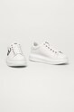 Kožené boty Karl Lagerfeld KAPRI KL62530.01W bílá SS21