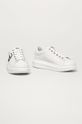 Karl Lagerfeld - Kožené boty bílá