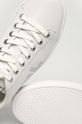biały Karl Lagerfeld - Buty skórzane KL61220.01S