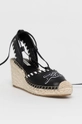 Karl Lagerfeld Espadryle KL32219.000 czarny