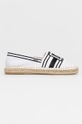 biały Karl Lagerfeld Espadryle KL80118.910 Damski