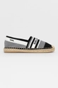 czarny Karl Lagerfeld Espadryle KL80175.K10 Damski