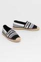 Karl Lagerfeld Espadryle KL80175.K10 czarny