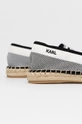 Karl Lagerfeld Espadryle KL80175.K10 Cholewka: Materiał tekstylny, Wnętrze: Materiał tekstylny, Skóra naturalna, Podeszwa: Materiał syntetyczny