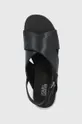 čierna Kožené sandále Karl Lagerfeld