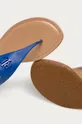 modrá Lauren Ralph Lauren - Kožené sandále