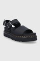 Kožené sandále Dr. Martens Voss DM24233001 čierna SS21