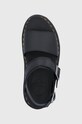 Kožené sandále Dr. Martens Voss čierna DM24233001