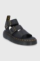 Dr. Martens sandale de piele Gryphon Quad DM25720001 negru SS21