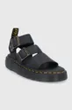 Dr. Martens leather sandals Gryphon Quad black