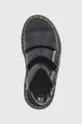 čierna Kožené sandále Dr. Martens Gryphon Quad