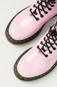 ružová Kožené členkové topánky Dr. Martens