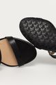 čierna Kožené sandále Lauren Ralph Lauren