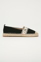 Lauren Ralph Lauren - Espadryle 802824652002 tekstylny czarny 802824652002