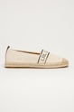 Lauren Ralph Lauren - Espadryle 802824653001 płaski beżowy 802824653001