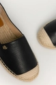 čierna Lauren Ralph Lauren - Kožené espadrilky