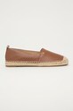 Lauren Ralph Lauren - Espadryle skórzane 802824736002 płaski brązowy 802824736002