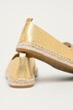 Obuwie Lauren Ralph Lauren - Espadryle skórzane 802824737001 802824737001 złoty