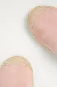 rózsaszín Lauren Ralph Lauren - Espadrilles velúrból
