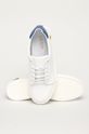 biela Lauren Ralph Lauren - Kožená obuv