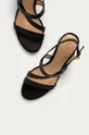 чёрный Lauren Ralph Lauren - Кожаные сандалии