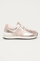 rózsaszín New Balance - Bőr cipő WL574PM2 Női