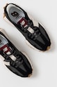 Tenisice od brušene kože New Balance crna WS327KC