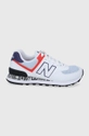 biały New Balance Buty WL574CS2 Damski