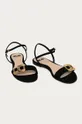 Elisabetta Franchi - Semišové sandále čierna