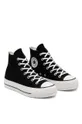 Πάνινα παπούτσια Converse Chuck Taylor All Star Lift HI μαύρο