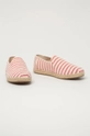 Toms - Espadryle Deconstructed Alpargata Rope czerwony