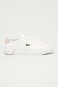 Шкіряні черевики Lacoste пласка білий 741CFA0020.1Y9