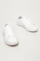Lacoste - Kožená obuv biela