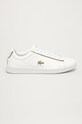 Lacoste - Παπούτσια Carnaby Evo φλατ λευκό 741SFA0032.21G