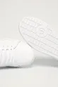 biela Lacoste - Kožená obuv Carnaby Evo