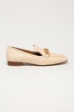 Tory Burch - Mokasyny skórzane Jessa płaski beżowy 60801.122