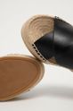 černá Kožené sandály Tory Burch