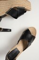 Kožené sandály Tory Burch 63522.004 černá