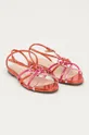 Kožené sandále Marciano Guess ružová